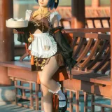 蠢沫沫《香菱女仆》主题写真：27张全套美图