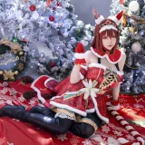 星之迟迟《2023年12月计划A 赛马娘 大和赤骥 圣诞衣装》主题写真：47张全套美图