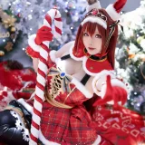 星之迟迟《2023年12月计划A 赛马娘 大和赤骥 圣诞衣装》主题写真：47张全套美图
