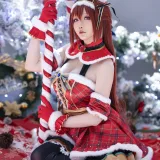 星之迟迟《2023年12月计划A 赛马娘 大和赤骥 圣诞衣装》主题写真：47张全套美图