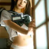蠢沫沫《居家学妹》主题写真：22张全套美图