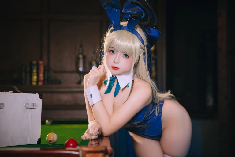 日奈娇(椎名莜)《蔚蓝档案 飞鸟马时》主题写真：100张全套美图