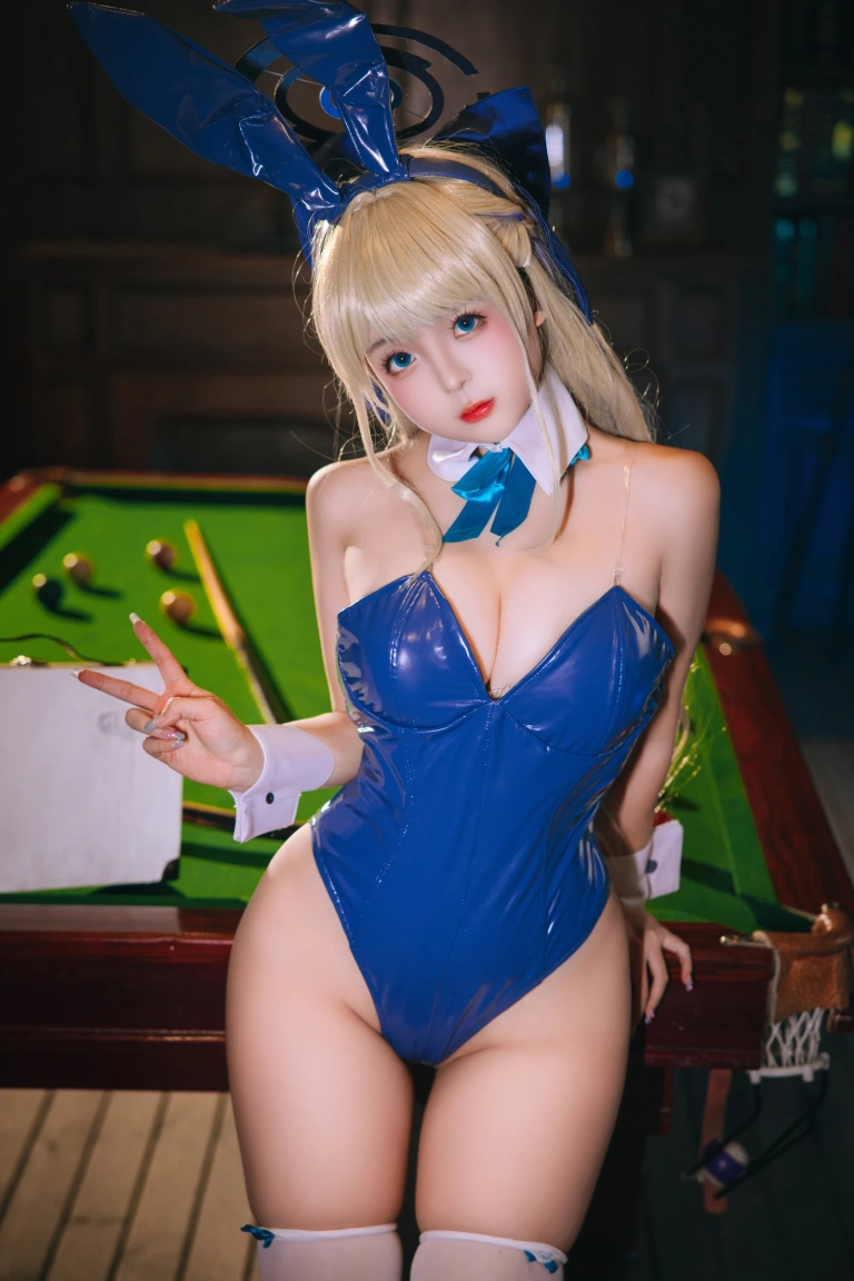 日奈娇(椎名莜)《蔚蓝档案 飞鸟马时》主题写真：100张全套美图