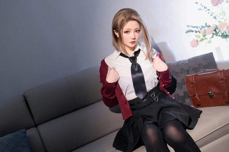 星之迟迟《2023年12月计划D 原创 同级生的夜间工作》主题写真：165张全套美图，含1个视频