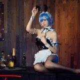 念雪《蕾姆兔女郎》主题写真：38张全套美图