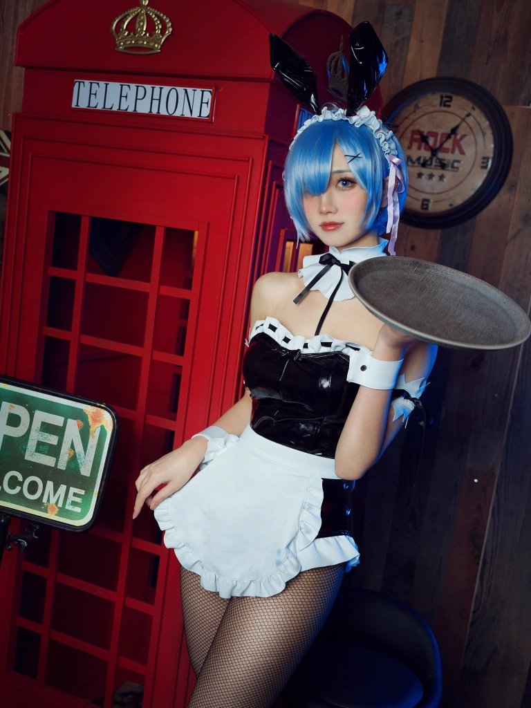 念雪《蕾姆兔女郎》主题写真：38张全套美图