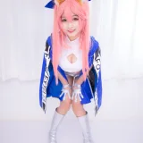 神楽坂真冬《第二季 序号4：玉藻前《目標はあなた、エンジン全開》》主题写真：150张全套美图