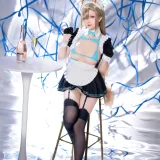 星之迟迟《2023年12月计划C 蔚蓝档案 一之濑明日奈同人女仆》主题写真：91张全套美图