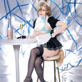 星之迟迟《2023年12月计划C 蔚蓝档案 一之濑明日奈同人女仆》主题写真：91张全套美图