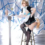 星之迟迟《2023年12月计划C 蔚蓝档案 一之濑明日奈同人女仆》主题写真：91张全套美图