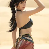 蠢沫沫《沙漠魅魔》主题写真：9张全套美图