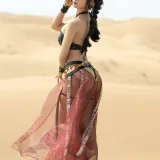 蠢沫沫《沙漠魅魔》主题写真：9张全套美图