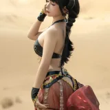 蠢沫沫《沙漠魅魔》主题写真：9张全套美图