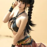 蠢沫沫《沙漠魅魔》主题写真：9张全套美图