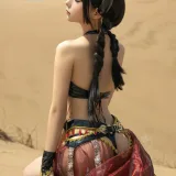 蠢沫沫《沙漠魅魔》主题写真：9张全套美图