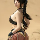 蠢沫沫《沙漠魅魔》主题写真：9张全套美图