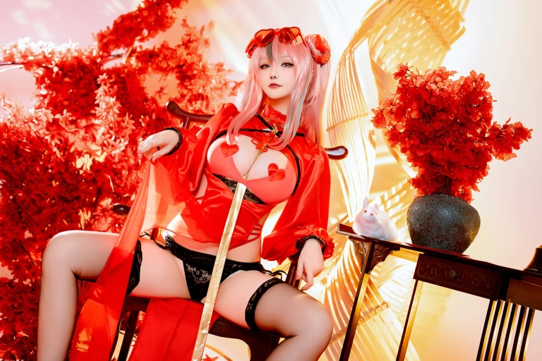 星之迟迟《2024年01月计划C 布莱默顿新年旗袍》主题写真：84张全套美图，含1个视频