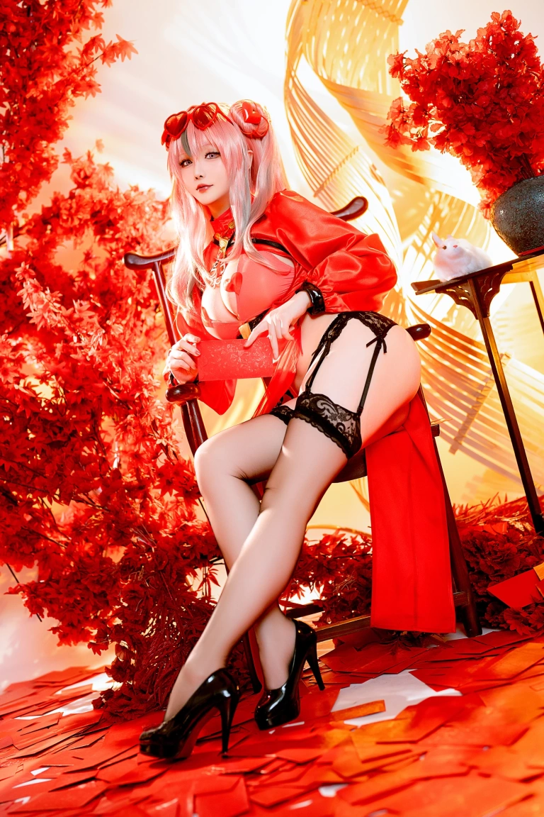 星之迟迟《2024年01月计划C 布莱默顿新年旗袍》主题写真：84张全套美图，含1个视频