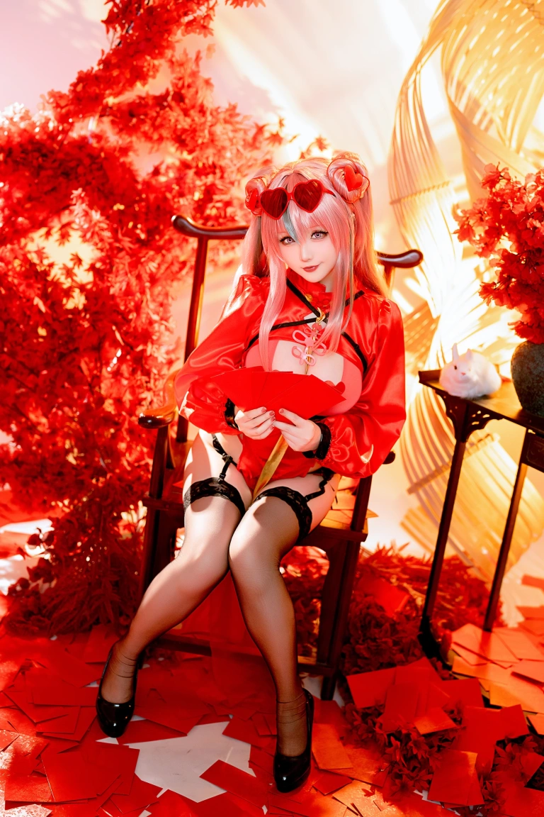 星之迟迟《2024年01月计划C 布莱默顿新年旗袍》主题写真：84张全套美图，含1个视频