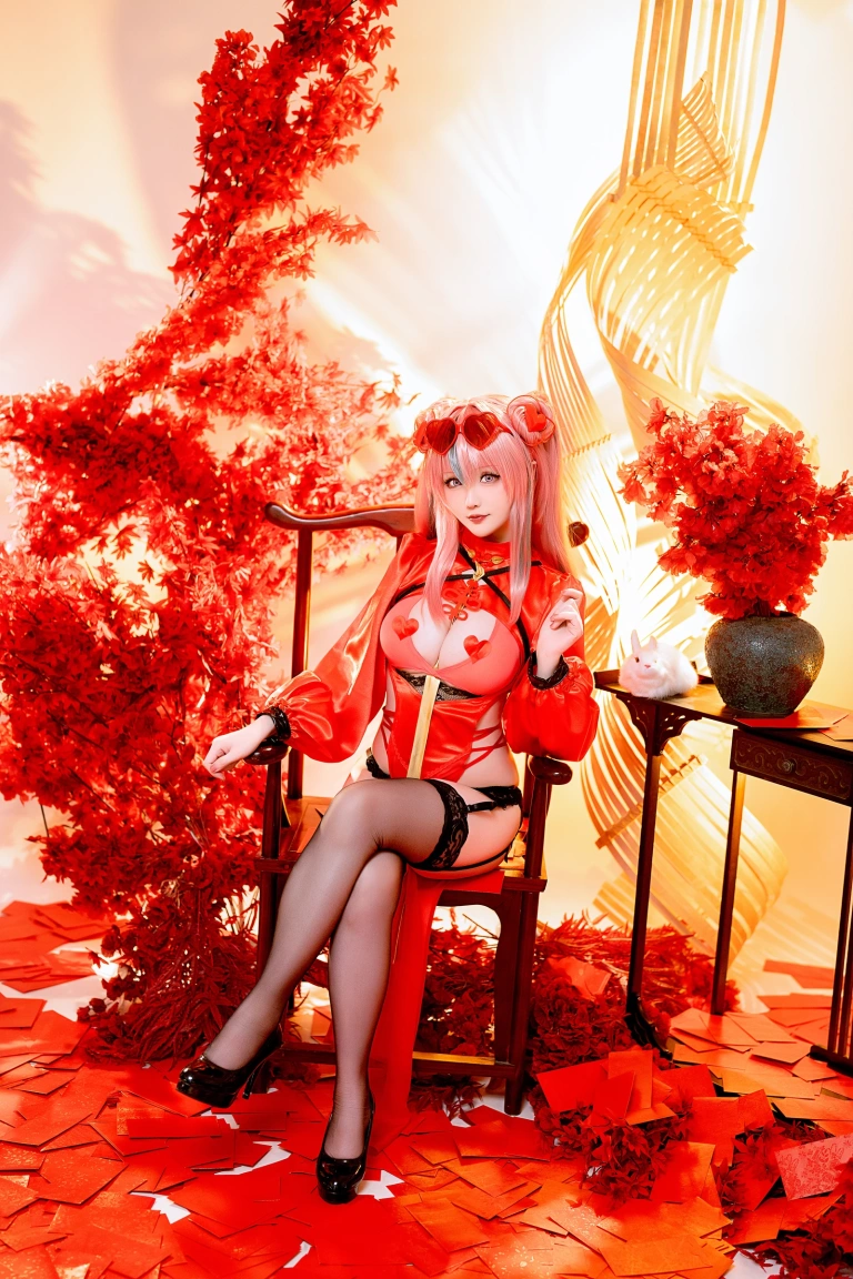 星之迟迟《2024年01月计划C 布莱默顿新年旗袍》主题写真：84张全套美图，含1个视频
