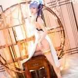 星之迟迟《2024年01月计划B RE：0 蕾姆 旗袍ver》主题写真：76张全套美图