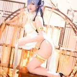 星之迟迟《2024年01月计划B RE：0 蕾姆 旗袍ver》主题写真：76张全套美图