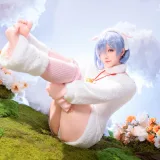 星之迟迟《2024年01月计划赠品 RE：0 蕾姆 绵羊ver》主题写真：38张全套美图