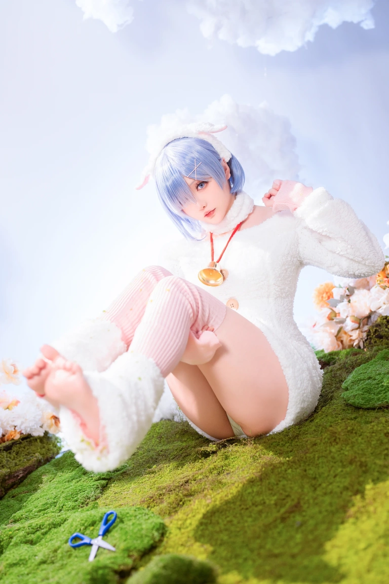 星之迟迟《2024年01月计划赠品 RE：0 蕾姆 绵羊ver》主题写真：38张全套美图