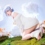 星之迟迟《2024年01月计划赠品 RE：0 蕾姆 绵羊ver》主题写真：38张全套美图