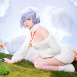 星之迟迟《2024年01月计划赠品 RE：0 蕾姆 绵羊ver》主题写真：38张全套美图