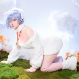 星之迟迟《2024年01月计划赠品 RE：0 蕾姆 绵羊ver》主题写真：38张全套美图