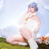 星之迟迟《2024年01月计划赠品 RE：0 蕾姆 绵羊ver》主题写真：38张全套美图