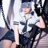 星之迟迟《2024年02月计划C RE：0 蕾姆 狗耳警官》主题写真：101张全套美图，含1个视频