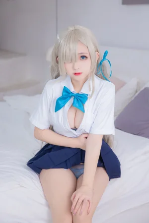 日奈娇(椎名莜)《碧蓝档案 明日奈》主题写真：60张全套美图