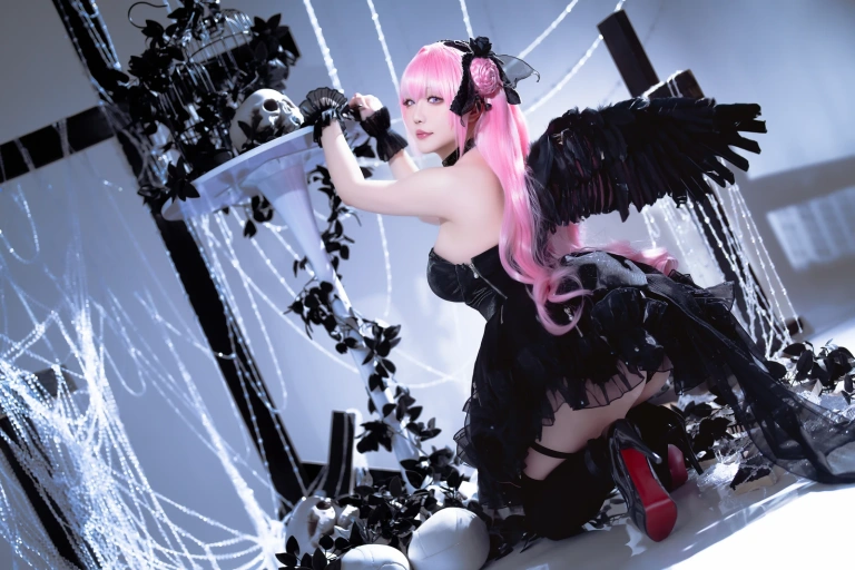 星之迟迟《2024年02月计划B NIKKE 桃乐丝》主题写真：80张全套美图
