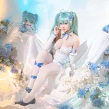星之迟迟《2024年02月计划A 初音未来 粉蝶花精灵》主题写真：54张全套美图，含1个视频
