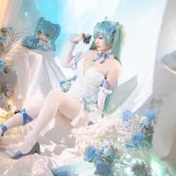 星之迟迟《2024年02月计划A 初音未来 粉蝶花精灵》主题写真：54张全套美图，含1个视频