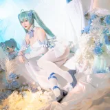 星之迟迟《2024年02月计划A 初音未来 粉蝶花精灵》主题写真：54张全套美图，含1个视频