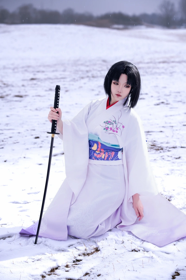 星之迟迟《2024年02月计划赠品 空之境界 两仪式》主题写真：31张全套美图
