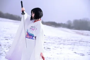 星之迟迟《2024年02月计划赠品 空之境界 两仪式》主题写真：31张全套美图