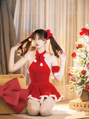 念雪《玫瑰礼物》主题写真：30张全套美图