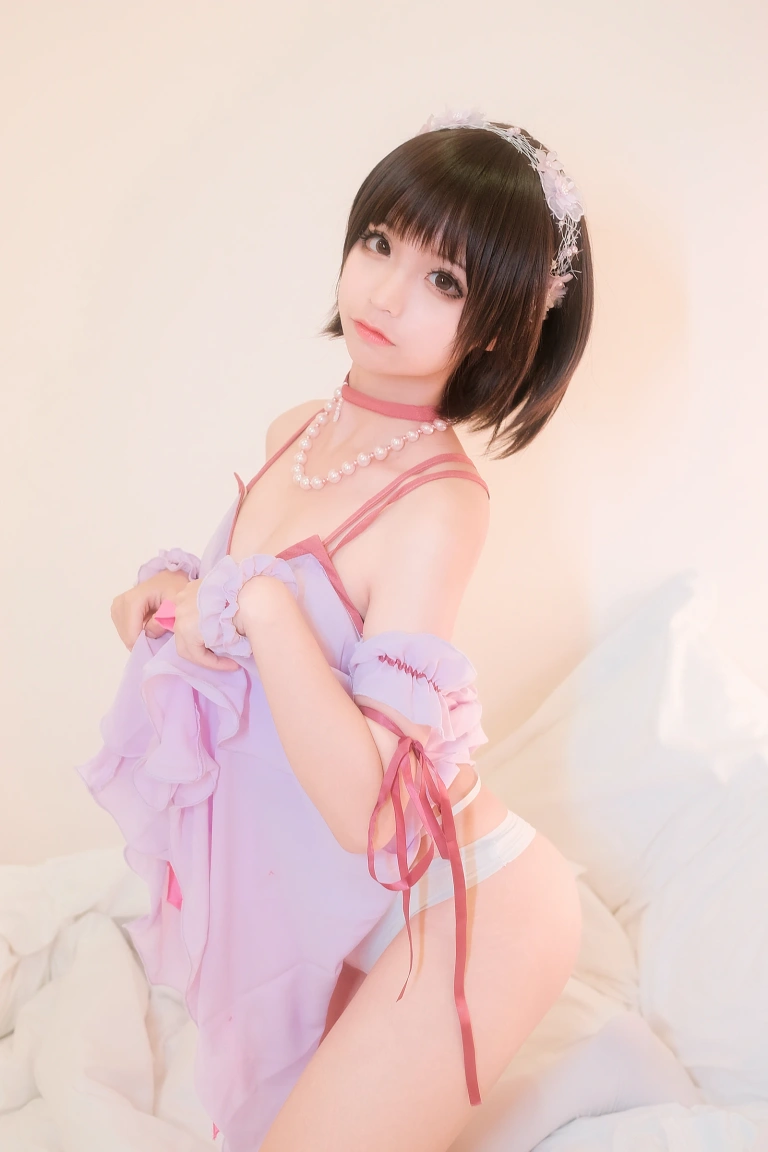 蠢沫沫《惠睡衣》主题写真：44张全套美图