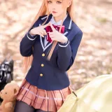 星之迟迟《2024年04月计划赠品 邻家的天使同学 椎名真昼》主题写真：25张全套美图