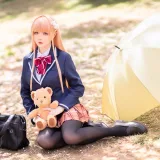 星之迟迟《2024年04月计划赠品 邻家的天使同学 椎名真昼》主题写真：25张全套美图