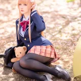 星之迟迟《2024年04月计划赠品 邻家的天使同学 椎名真昼》主题写真：25张全套美图