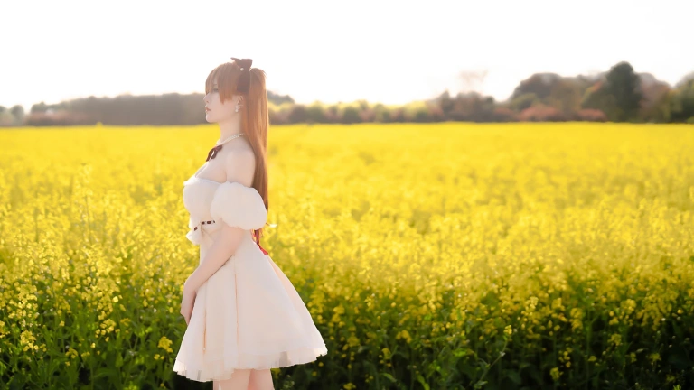 星之迟迟《2024年04月计划A EVA明日香花之语》主题写真：26张全套美图