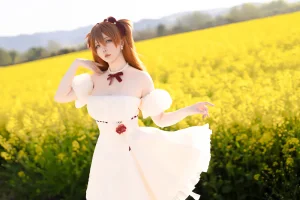 星之迟迟《2024年04月计划A EVA明日香花之语》主题写真：26张全套美图