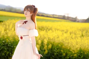 星之迟迟《2024年04月计划A EVA明日香花之语》主题写真：26张全套美图