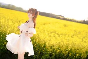 星之迟迟《2024年04月计划A EVA明日香花之语》主题写真：26张全套美图