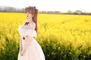 星之迟迟《2024年04月计划A EVA明日香花之语》主题写真：26张全套美图